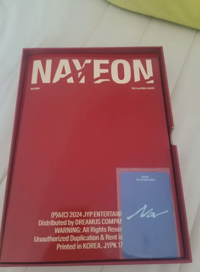 TWICE NAYEON MINI 2ND ALBUM ABCD VER.C (RED)