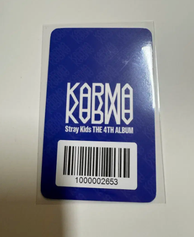 Stray Kids HAN Fanshop неизданная фотокарточка с медведем ФОТОКАРТОЧКА