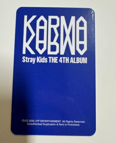 Stray Kids Синмін Карма Саундвейв Фотокартка