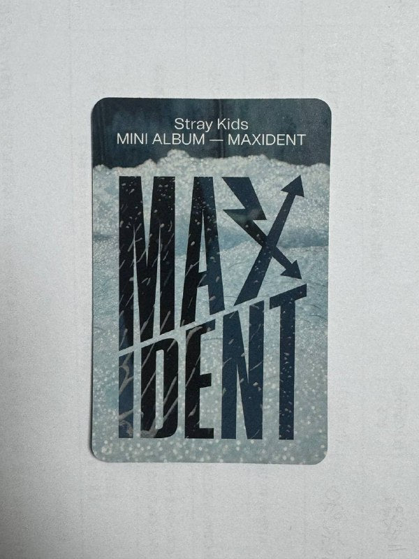 Stray Kids Bangchan Maxident target Photocard