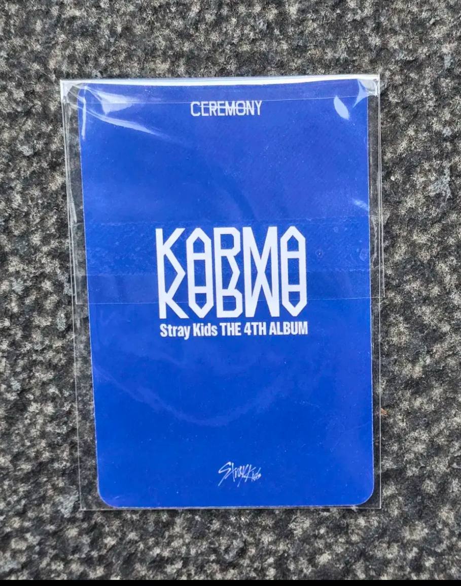 Stray Kids Changbin Karma 1st week Photocard