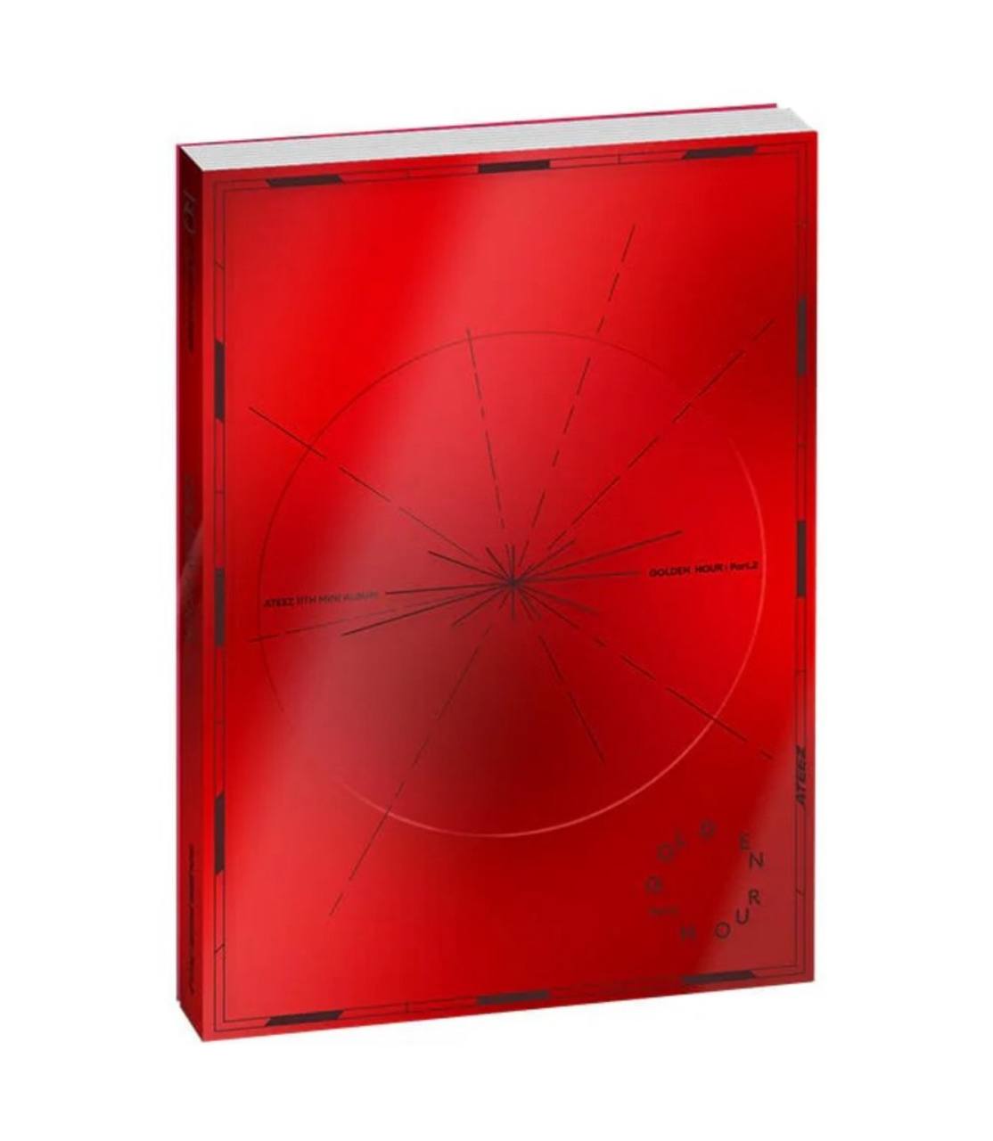 ATEEZ - ЗОЛОТИЙ ГОДИНА ЧАСТИНА 2 АЛЬБОМ / ЩОДЕННИК ВЕРСІЯ (ЧЕРВОНИЙ)