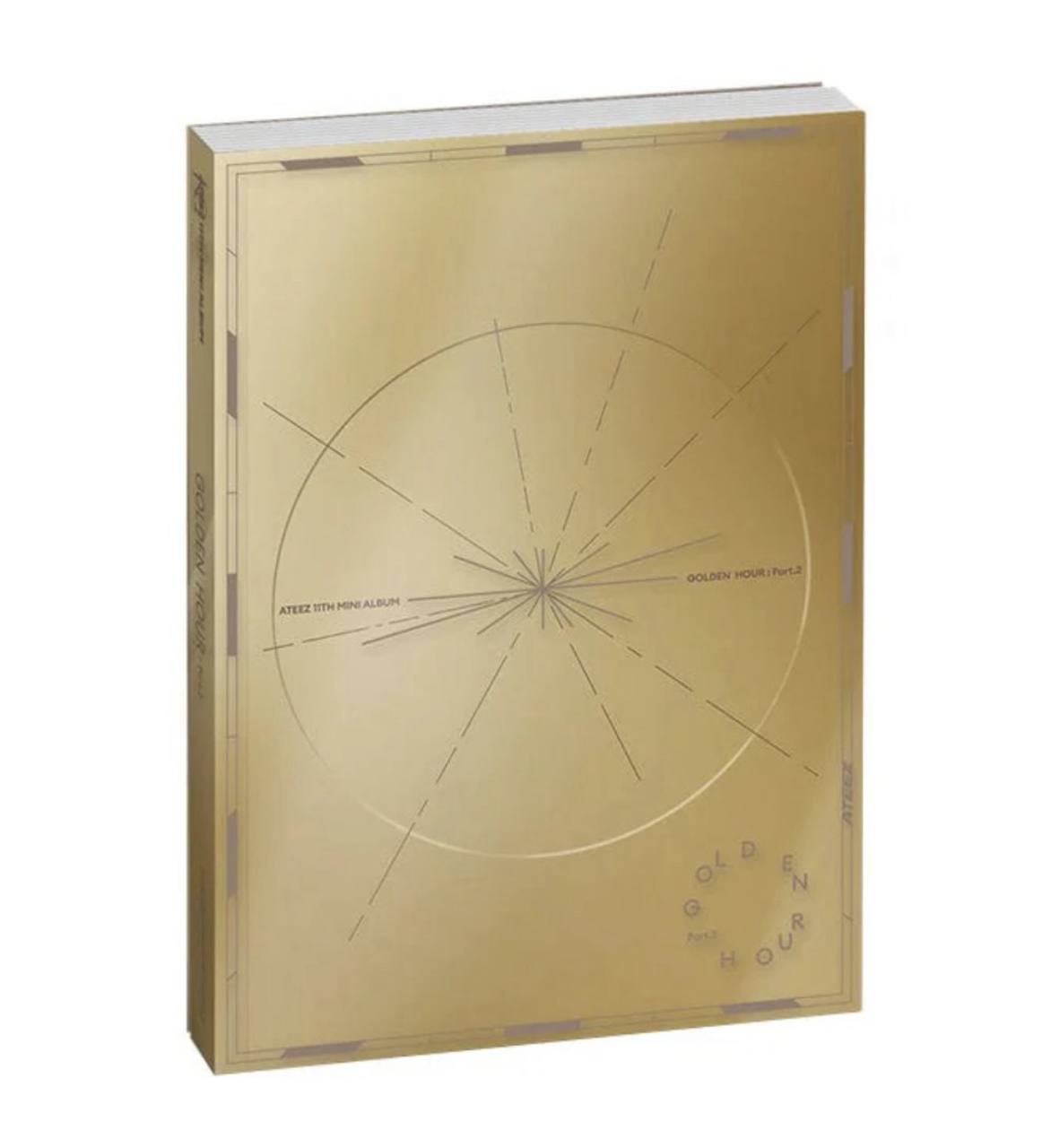 ATEEZ - GOLDEN HOUR PART2 ALBUM /FOR VER.(GOLD)