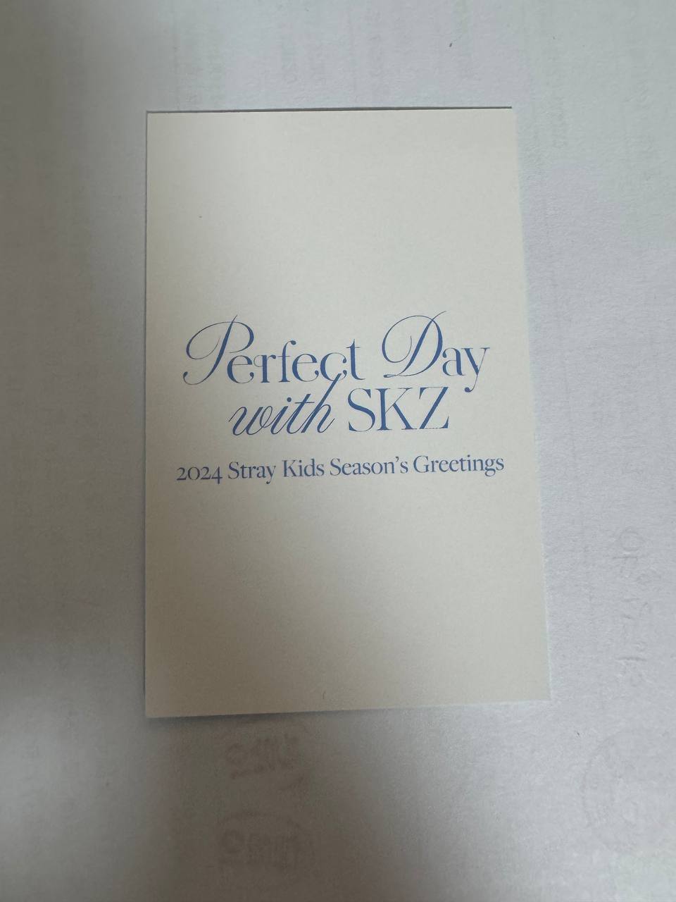 Stray Kids HAN Perfect Day Polaroid Photocard