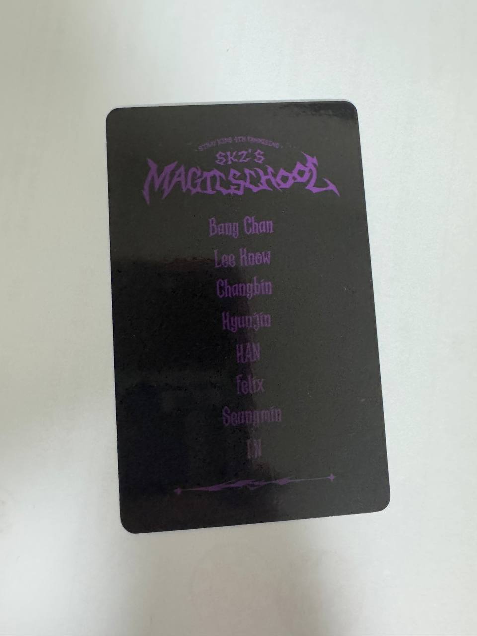 Stray Kids I.N MAGIC School Photocard