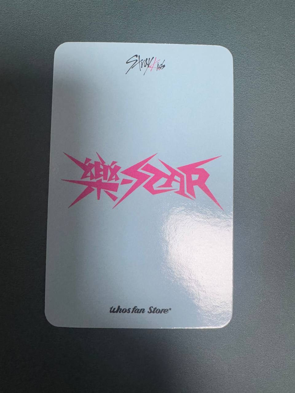 Stray Kids Bangchan ROCKSTAR whosfan store Фотокарточка