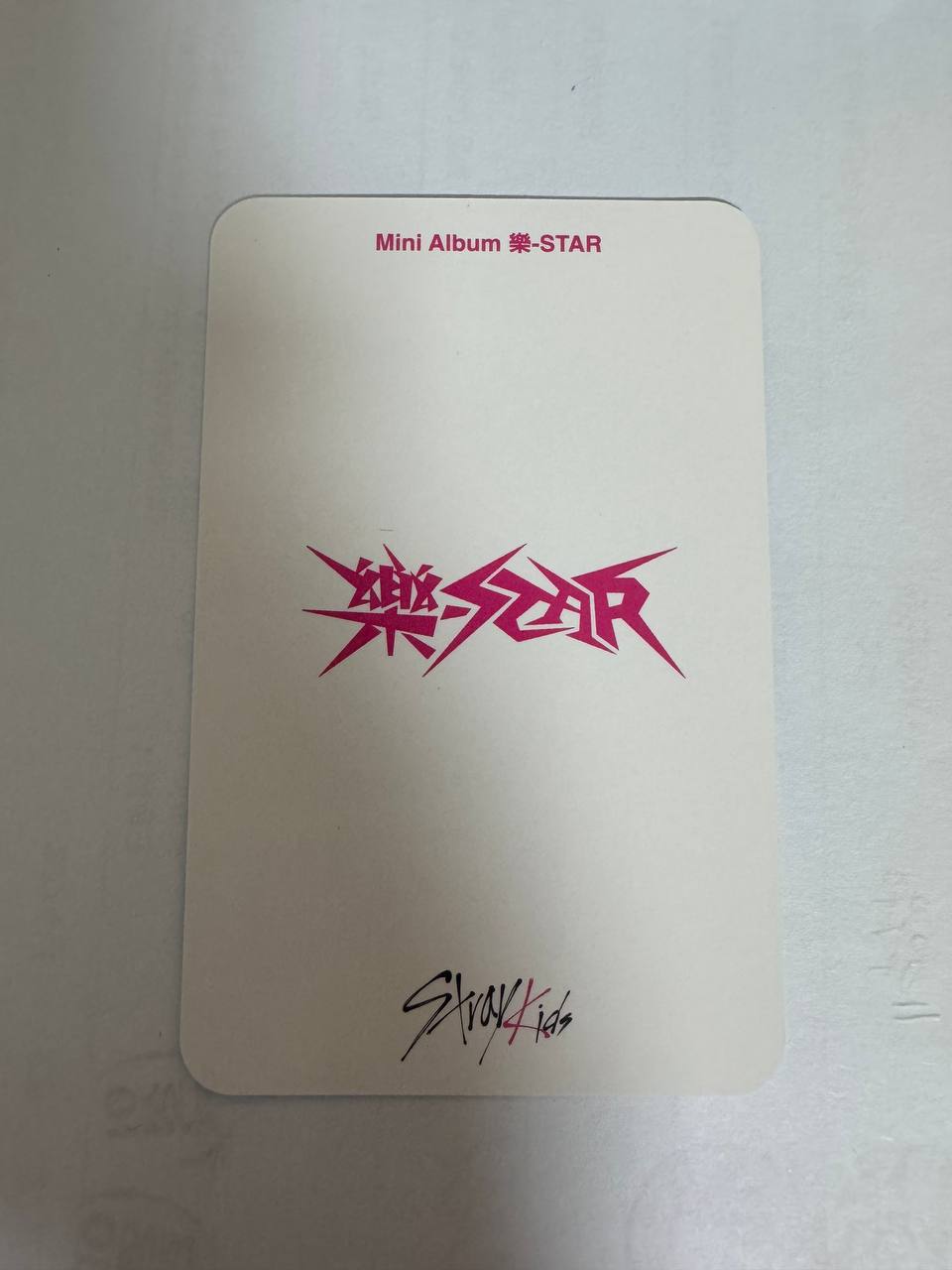 Stray Kids LEE KNOW ROCKSTAR JYP SHOP Photocard