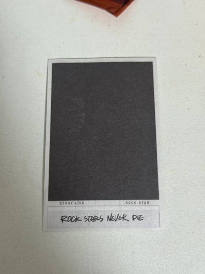 Stray Kids Bangchan ROCKSTAR Polaroid photocard