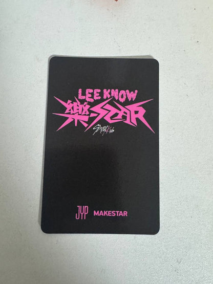 Minho Rock Star MAKESTAR Stray Kids photocard