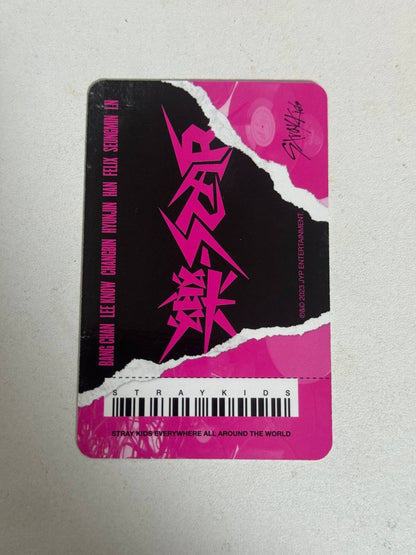 Stray Kids HAN ROCKSTAR Photocard