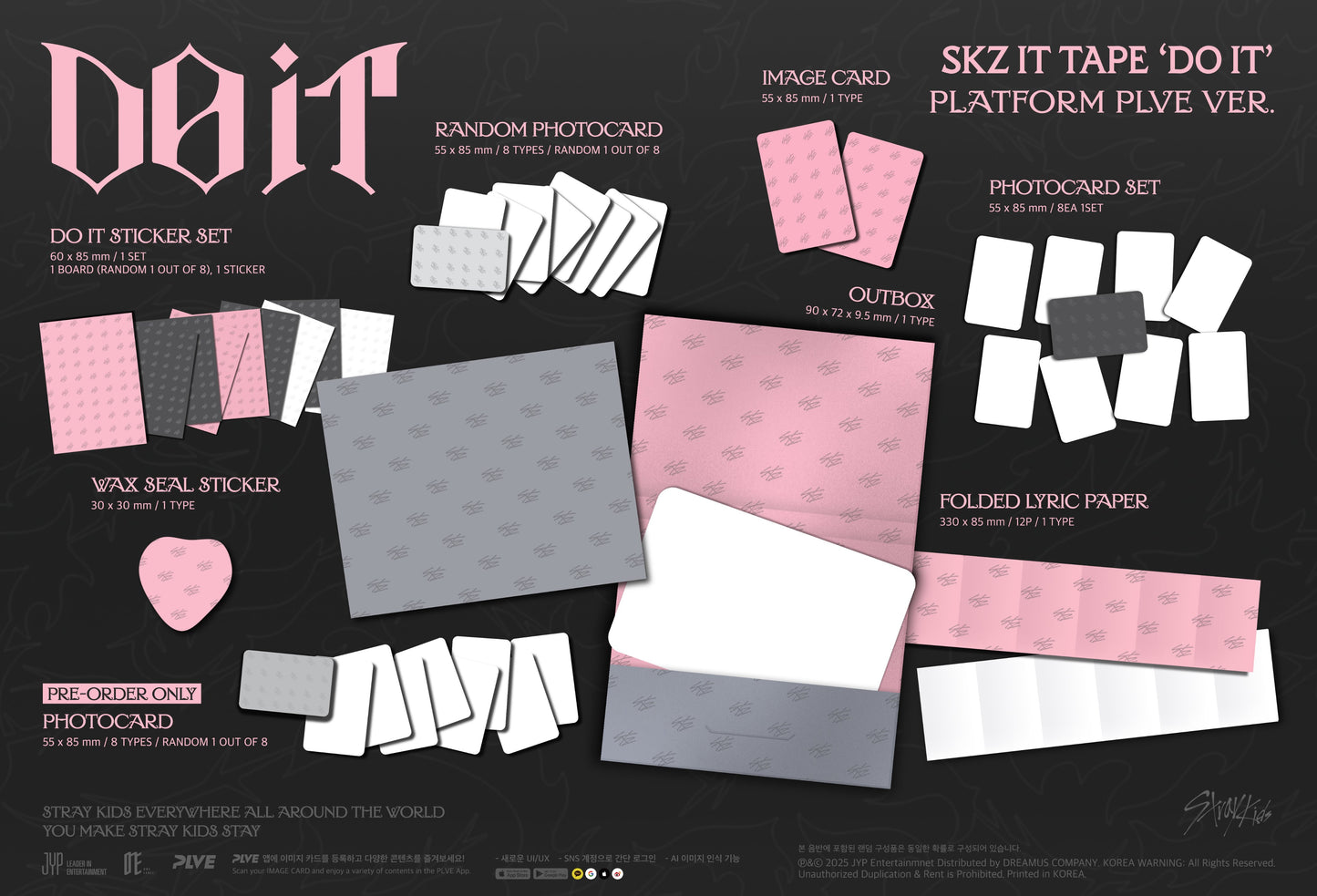 [pre-order] Stray Kids - SKZ IT TAPE [DO IT] (PLATFORM PLVE Ver.)