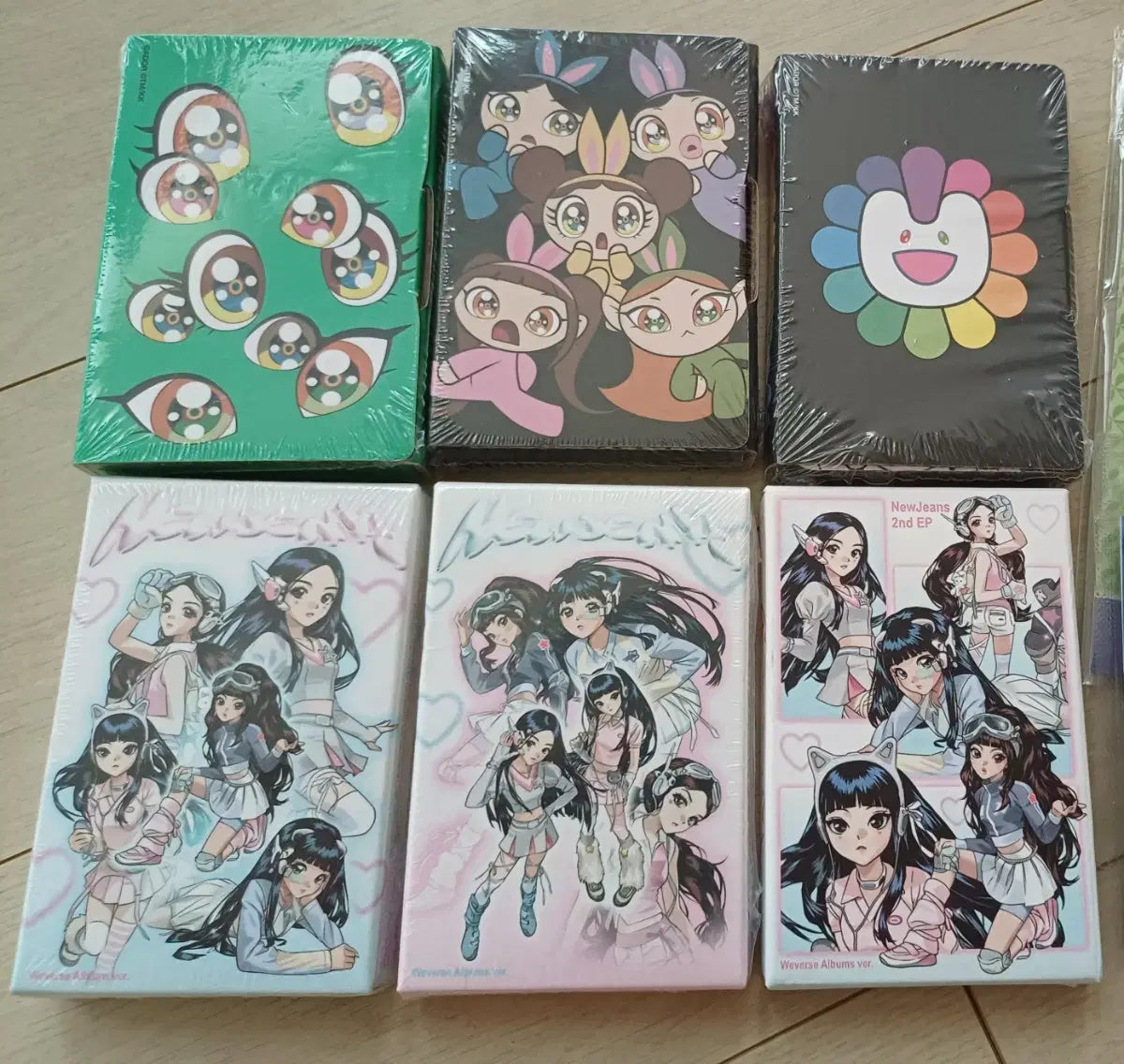 NewJeans Weverse Albums Get Up and Supernatural (3rd and 5th mini-albums) - C Version Only - Simple Opened Condition.