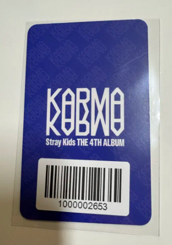 Невидана фотокартка ведмедика від Stray Kids SEUNGMIN Fanshop