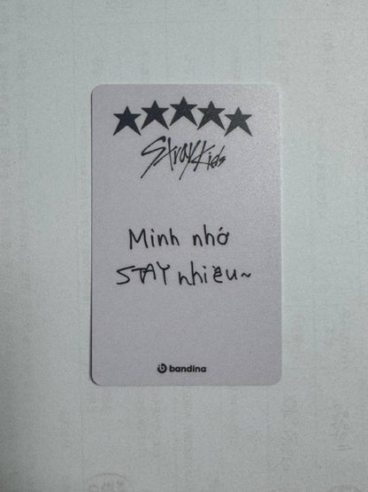 Stray Kids Hyunjin 5star bnd vietnam Photocard