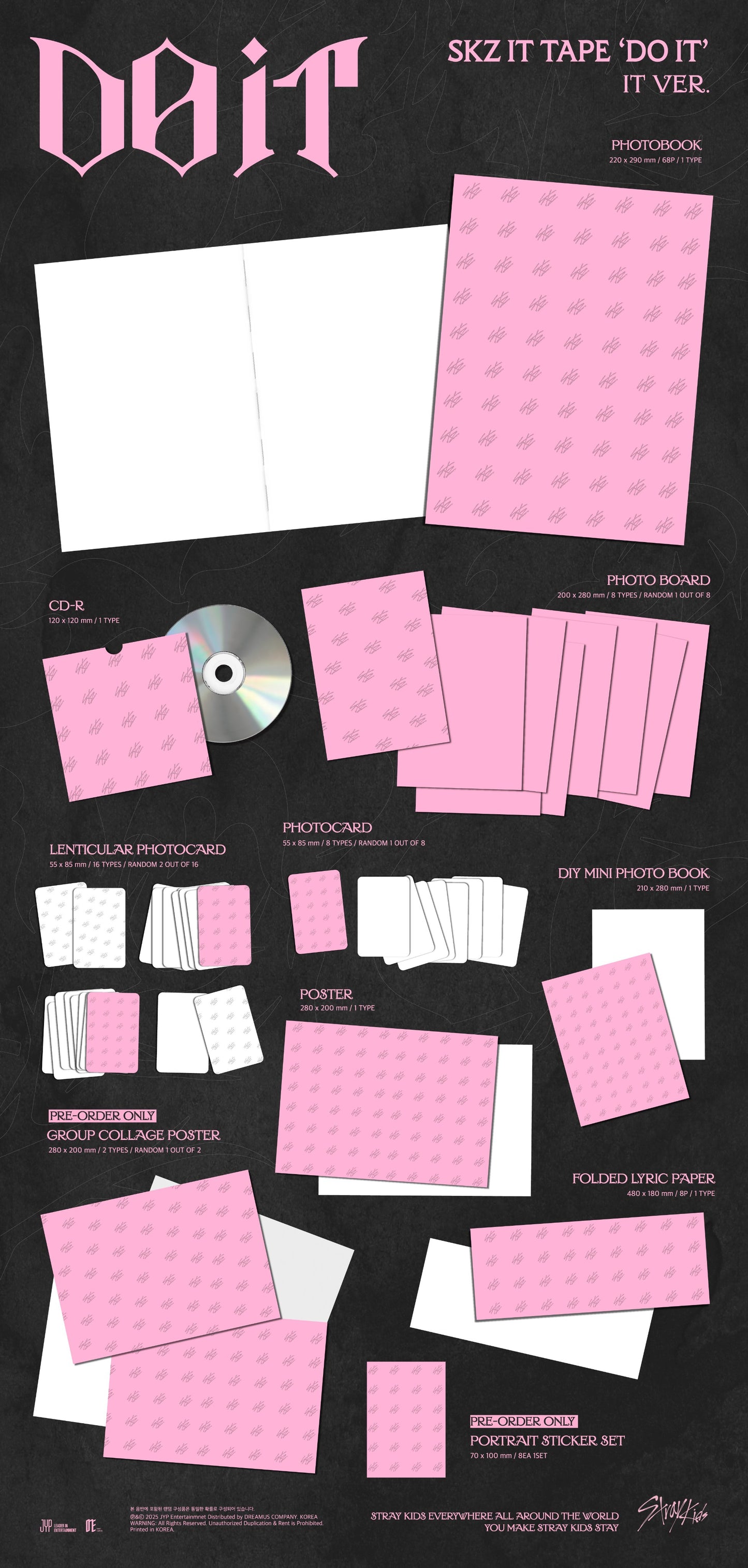 [PRE-ORDER] Stray Kids - SKZ IT TAPE [DO IT] (IT Ver.) (LIMITED)