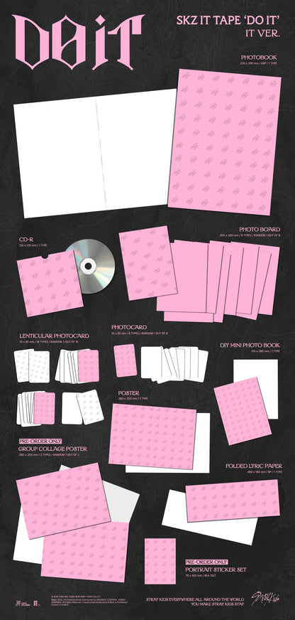 [PRE-ORDER] Stray Kids - SKZ IT TAPE [DO IT] (IT Ver.) (LIMITED)