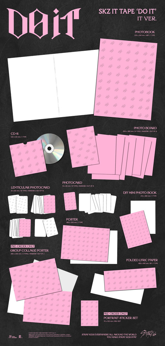 [PRE-ORDER] Stray Kids - SKZ IT TAPE [DO IT] (IT Ver.) (LIMITED)
