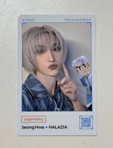 THE SANDBOX x ATEEZ Seonghwa photocard
