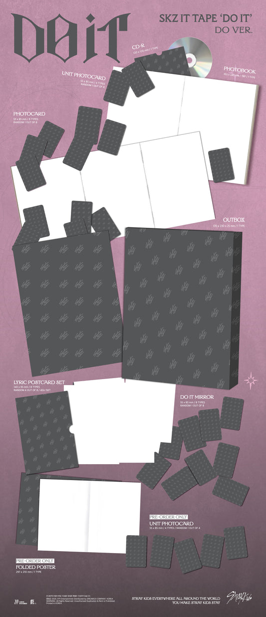 [PRE-ORDER] Stray Kids - SKZ IT TAPE [DO IT] (DO Ver.) (LIMITED)