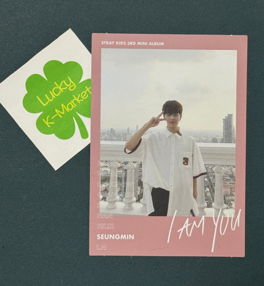 Stray Kids SEUNGMIN I am You polo photocard