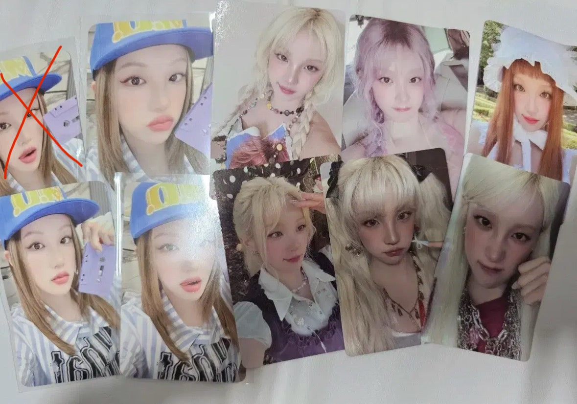 i-dle YUQI photocard SET (6album pc + 3 lucky draw pc)