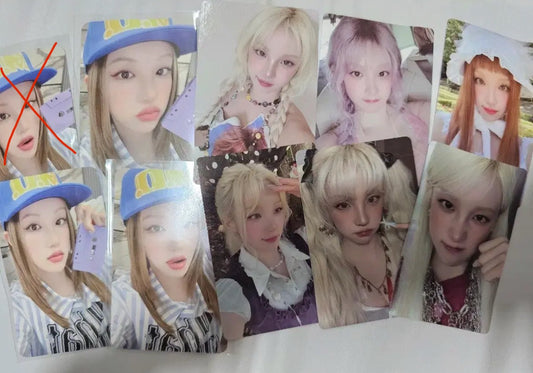 i-dle YUQI photocard SET (6album pc + 3 lucky draw pc)