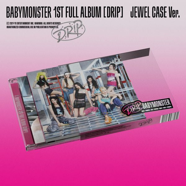 BABYMONSTER - 1st FULL Album [DRIP] (JEWEL CASE Ver.)