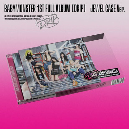 BABYMONSTER - 1st FULL Album [DRIP] (JEWEL CASE Ver.)