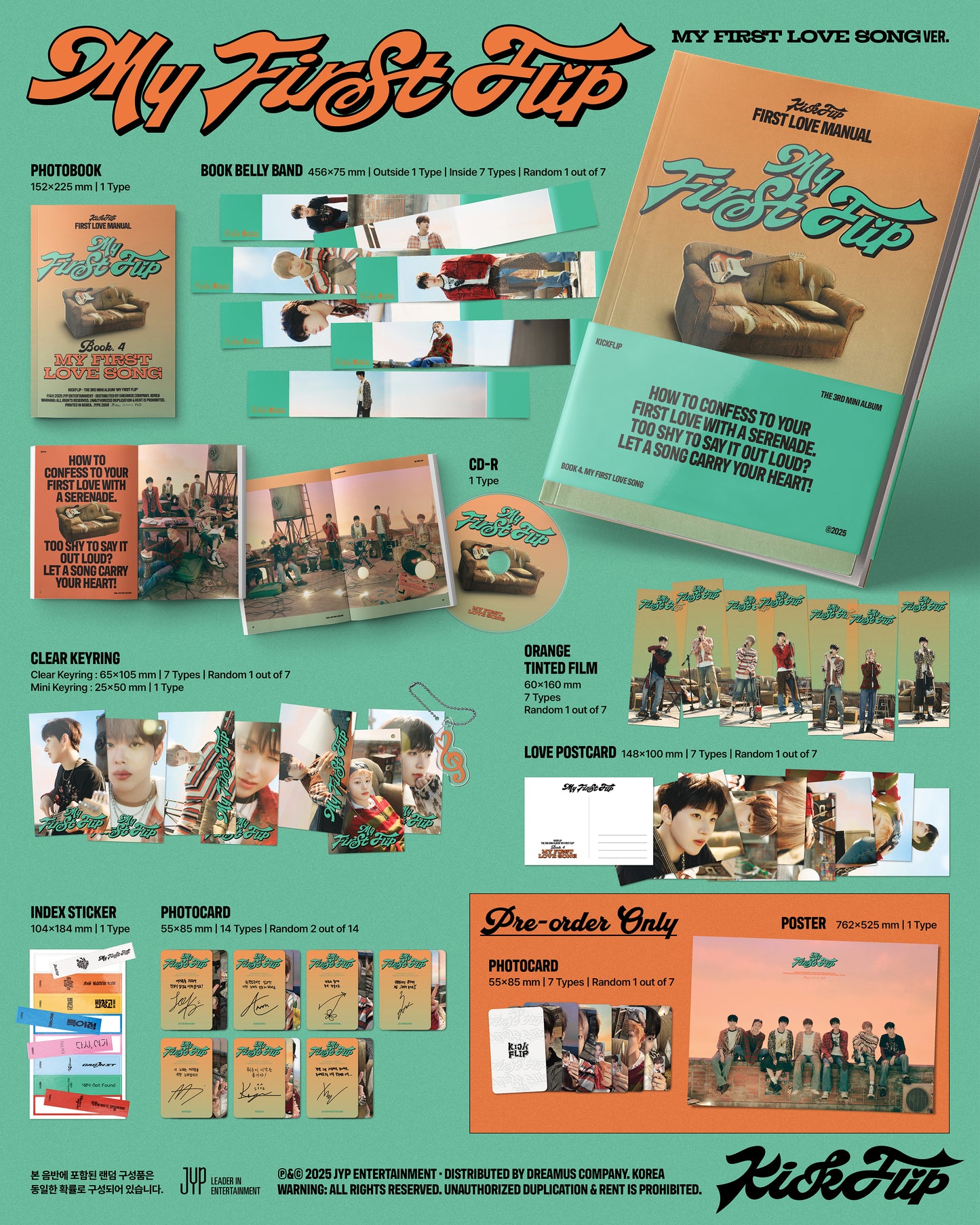 KickFlip - 3rd Mini Album [My First Flip] (CHOOSE VERSION)