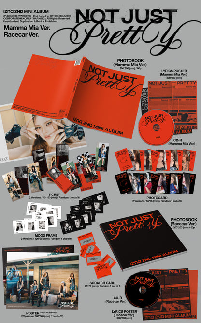 izna - 2nd Mini Album [Not Just Pretty] "SET" (PHOTOBOOK Ver.)