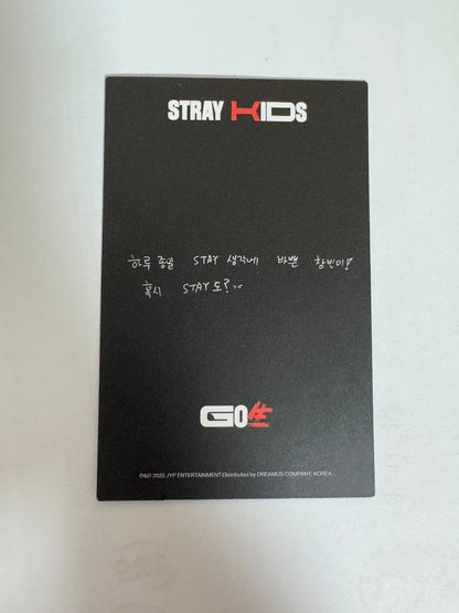 Stray Kids Changbin GO LIVE Photocard