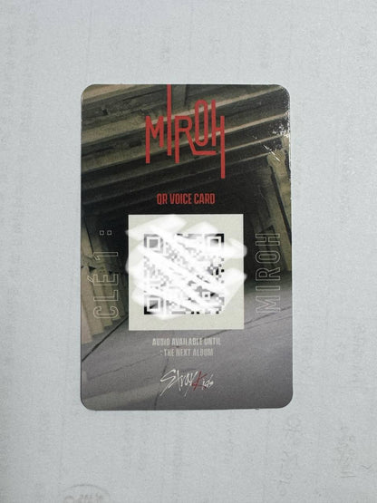Stray Kids Leeknow Miroh Photocard