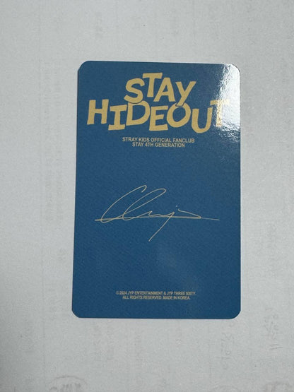 Stray Kids Bangchan Hideout Photocard