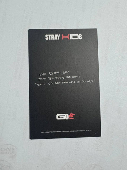 Stray Kids Bangchan Go live Photocard