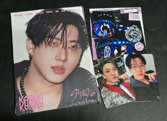 Stray Kids ChangBin Karma album opened but full set