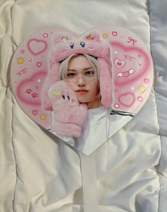 Stray Kids Felix Japanese hand fan