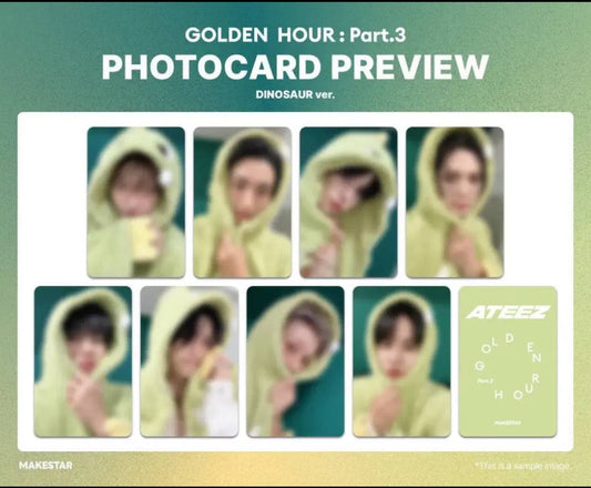 ATEEZ-GOLDEN HOUR : Part.3 Photocard