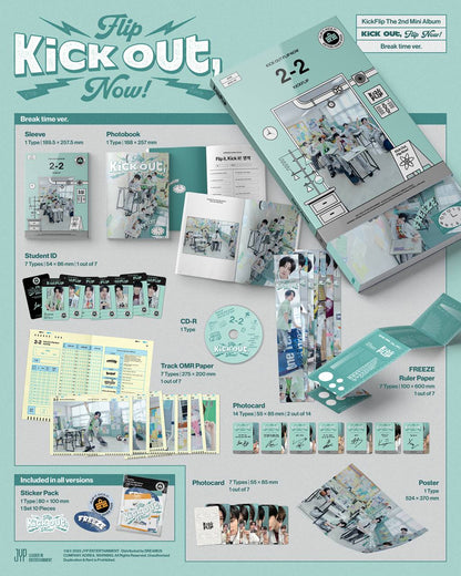 KickFlip 2nd ALBUM Complete Set (3 Albums)