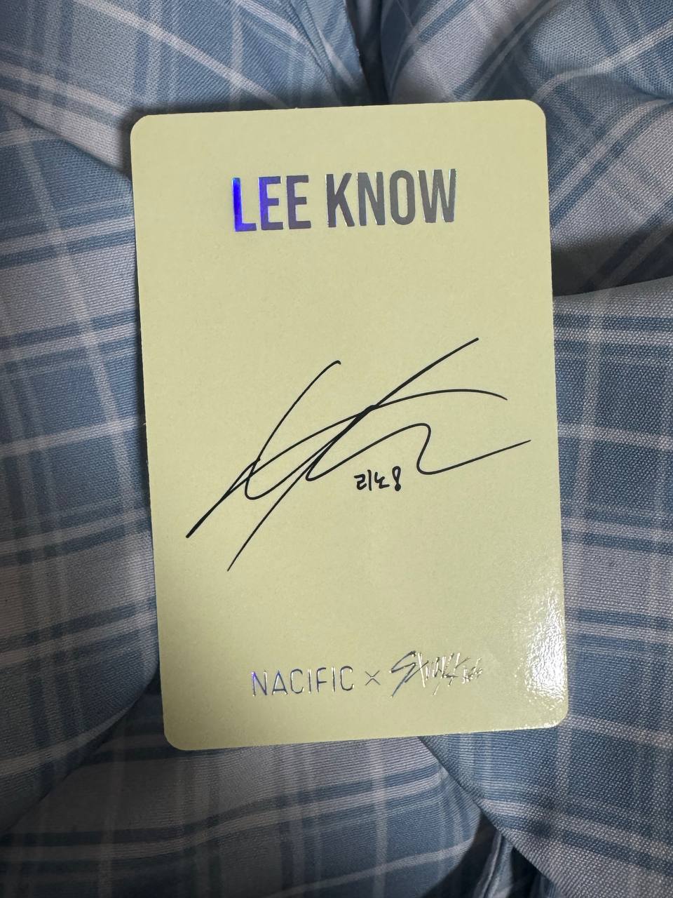Stray Kids LEE KNOW NACIFIC PHOTOCARD