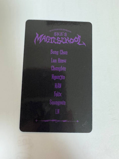 Stray Kids Bang Chan MAGIC School Photocard