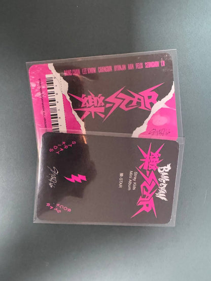 Stray Kids BANG CHAN RockStar SET Photocard