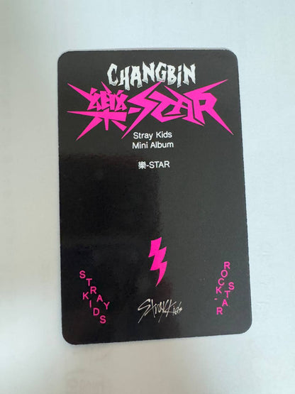 Stray Kids Changbin ROCK STAR Photocard