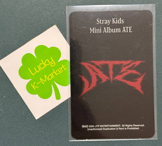 Stray Kids I.N Soundwave Lucky Draw Event ATE Photocard