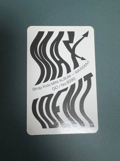 Stray Kids BANG CHAN Maxident Photocard