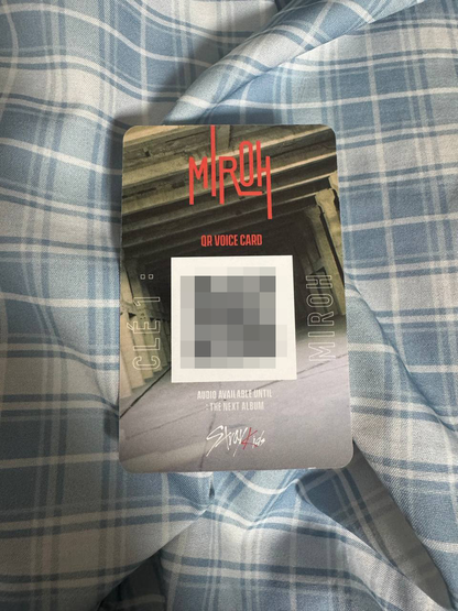 Stray Kids LEE KNOW MIROH Photocard