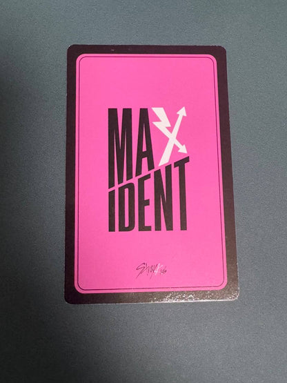 Stray Kids BANG CHAN Maxident JYP SHOP Photocard