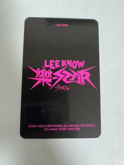 Stray Kids LEE KNOW ROCKSTAR Photocard