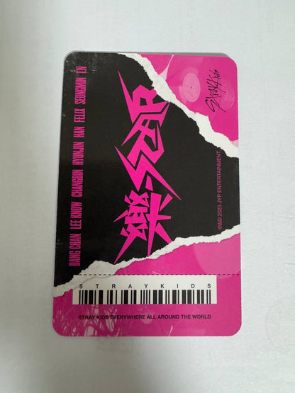 Stray Kids FELIX ROCKSTAR Photocard