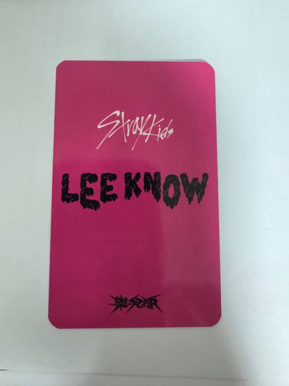 Stray Kids LEE KNOW ROCKSTAR Lotte duty free Photocard