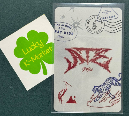 Stray Kids SEUNGMIN LETTER VER. ATE PHOTOCARD